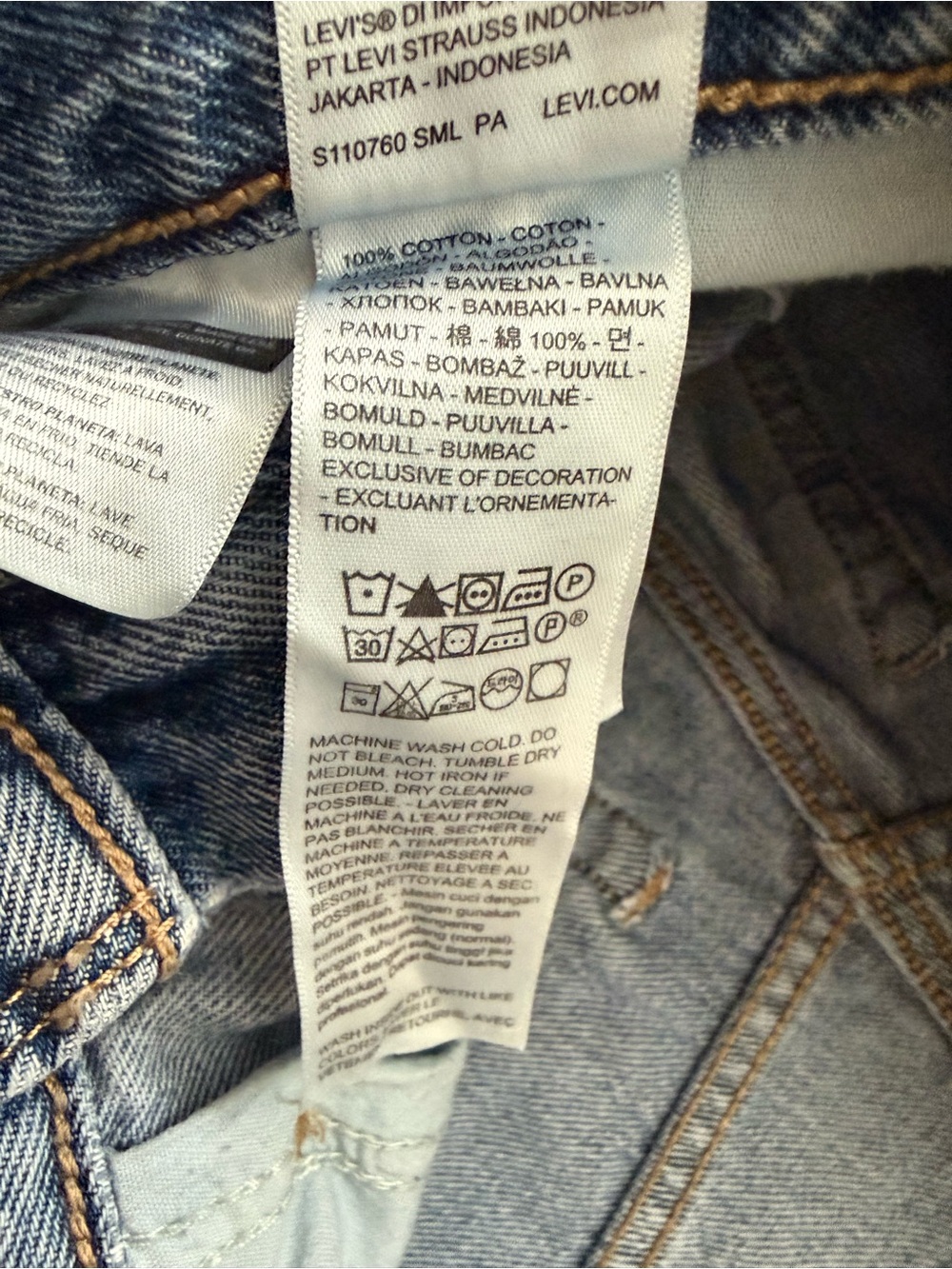 Levi’s Cinch Barrel Jeans Size 26x31 - Picture 8 of 12